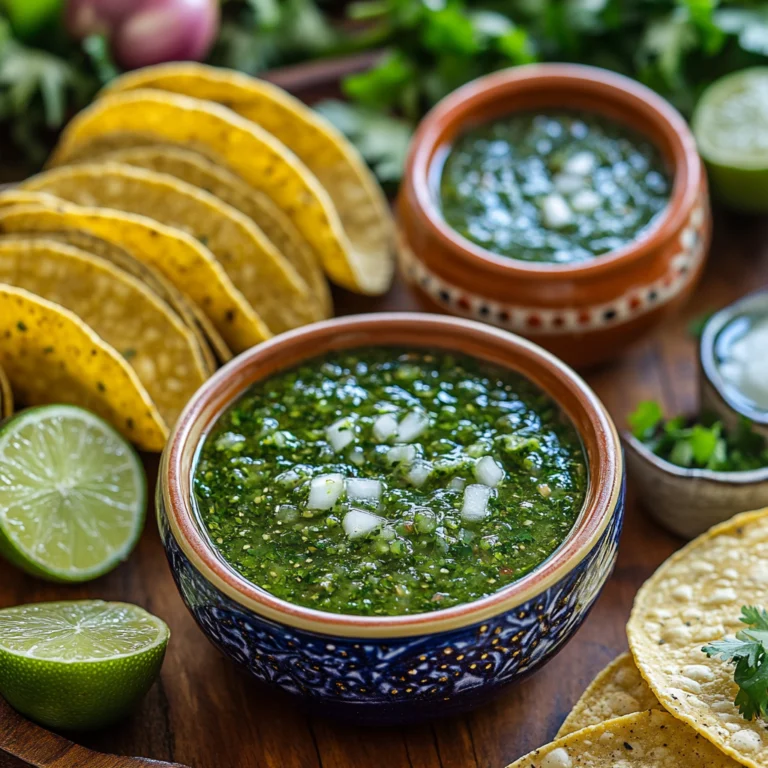Green Taco Sauce, Salsa Verde, Mexican green sauce, Taco Sauce, Tomatillo salsa, Green salsa