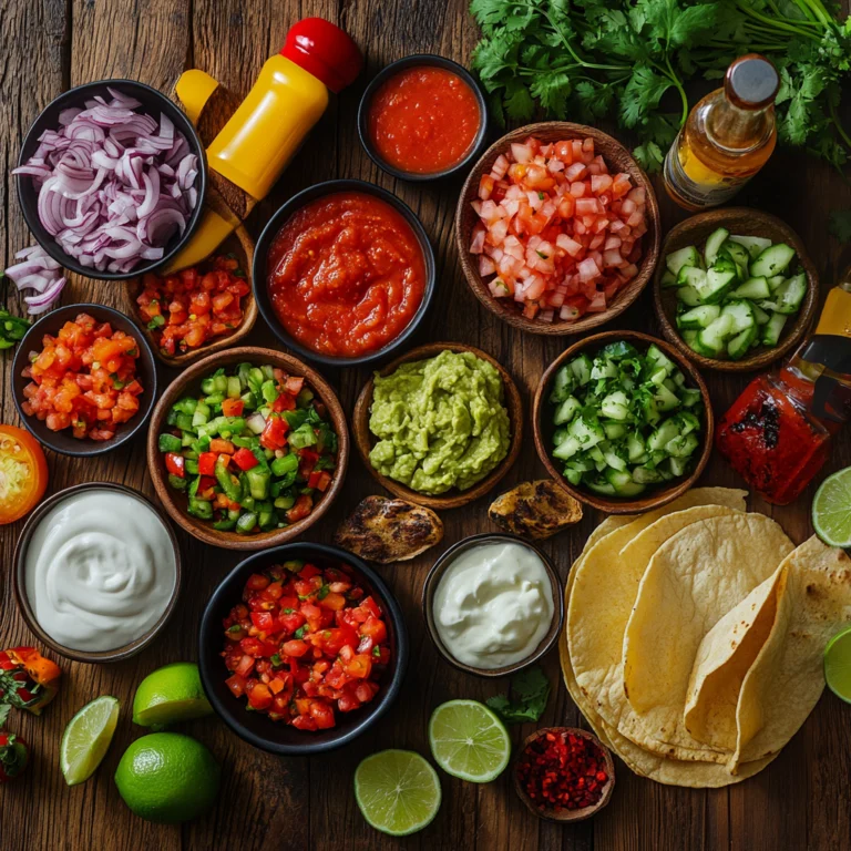 Taco condiments
